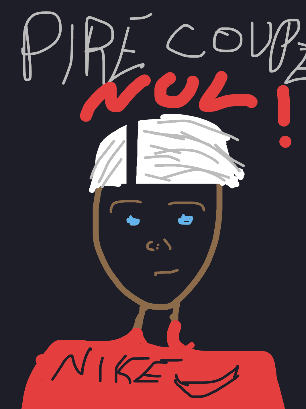 My Pire coupe de cheveux — stroke replay by Cerise971